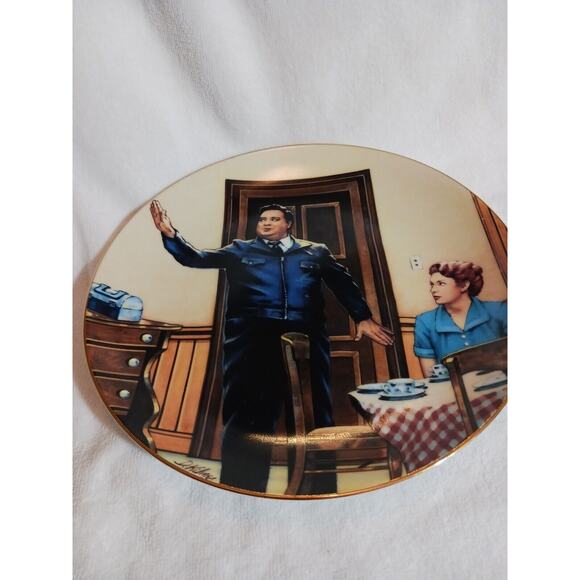 JACKIE GLEASON Hamilton Collection Bang! Zoom Hamilton Plate 24714 Collector - Picture 7 of 12